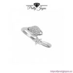 Anillo de Saturno y Estrella en Plata 925