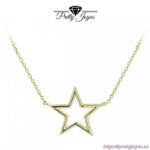 Gargantilla de Estrella con baño de Oro