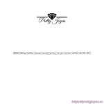 Cadena de Plata Forzada 45 y 50 cm.