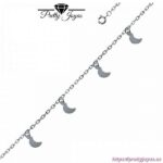 Pulsera de plata 925 con lunas