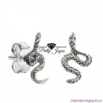 Pendientes de Serpiente en Plata 925