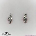 Pendiente de Plata Nota musical