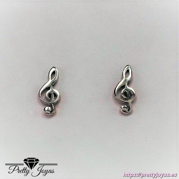 Pendiente de Plata Nota musical