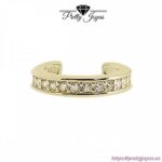 Pendiente de Plata Orbital bañado en Oro