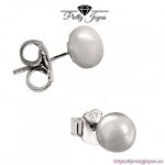 Pendiente de Plata con Perlas Cultivadas