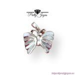 Colgante de Mariposa con Nácar en Plata 925